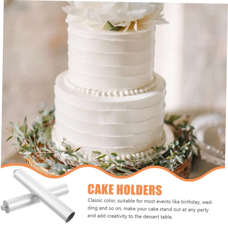 Cake Support Rods For Multi Layer Cake Display Sturdy 6 Inch Stainless Steel - Image 5