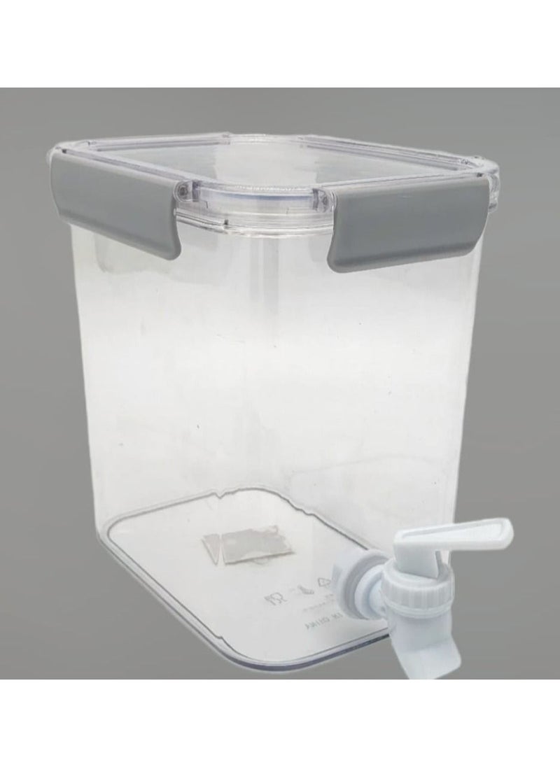 Generic - Plastic Drink Dispenser with Spigot Large Capacity Iced Beverage Dispenser In Refrigerator Portable Cold Kettle - Image 1