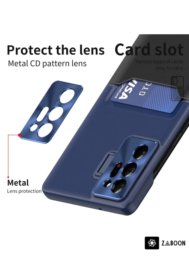 Zaboon Protective Case For Motorola Moto G42 Skin Feel Stripe Pattern Leather  with Lanyard - Image 4