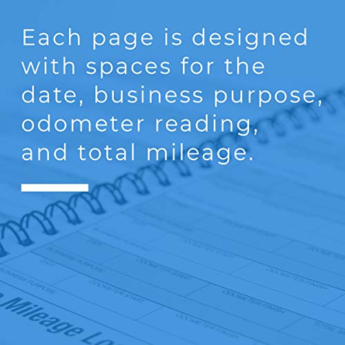 Portage Auto Mileage & Expense Notebook – Vehicle Mileage Log, Miles Log Book to Track Over 400 Rides or Sessions, Track Odometer for Business Driving or Rideshare Apps – 5 x 8 Inches, 60 Pages (Pack of 1) - Image 4