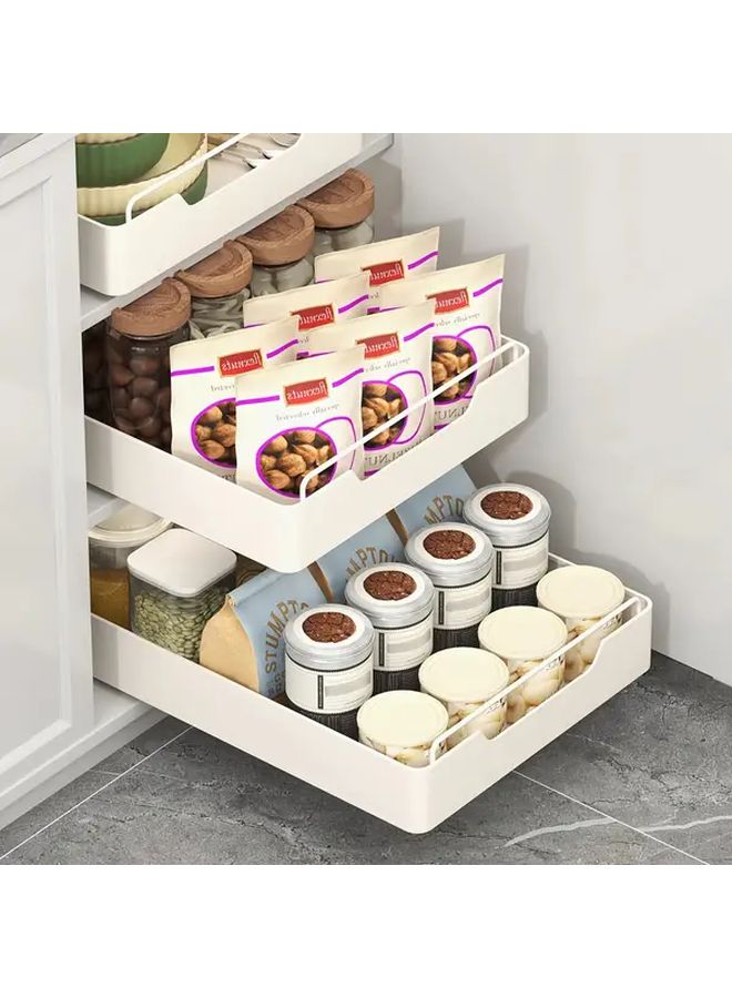 Pull Out Storage Box XL 15 75 Inch No Drill Multifunctional Kitchen Organizer - Image 2