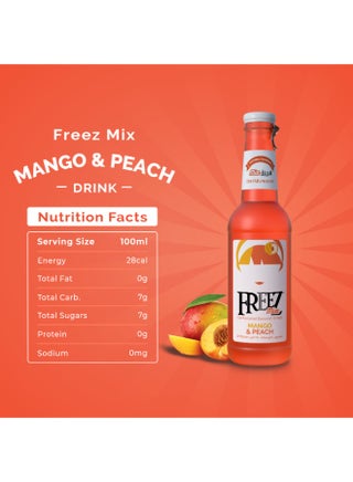 Mango and Peach Mix Carbonated Soft Drink - view 4