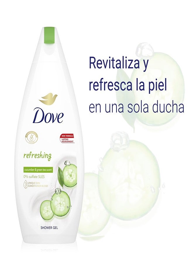 Dove Fresh Touch Shower Gel 16.9oz (500ml) - Image 5