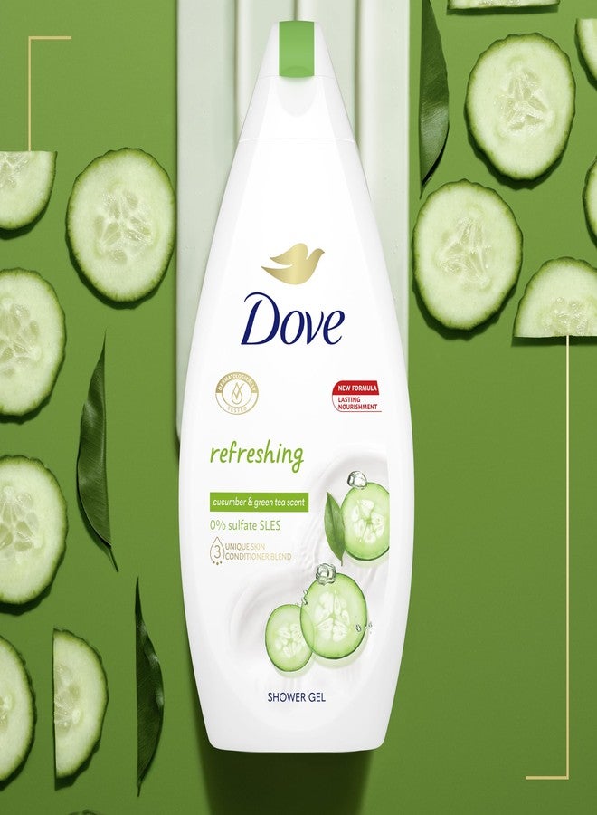 Dove Fresh Touch Shower Gel 16.9oz (500ml) - Image 4