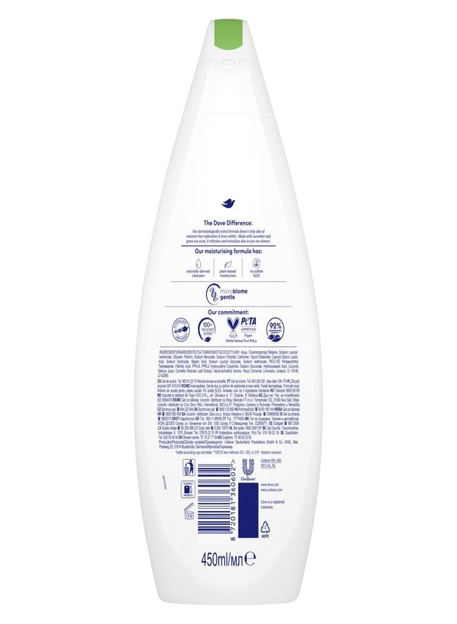 Dove Fresh Touch Shower Gel 16.9oz (500ml) - Image 2