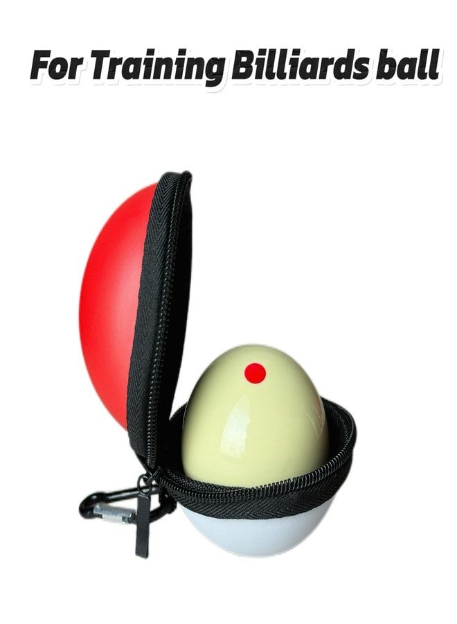 Sinkkuma 6 Dots Cue ball with case,Training Billiard Ball,2 1/4" Pool Cue Ball with Six Dots,Three Finger Gloves and Billiard Ball Bag (Black) - Image 5
