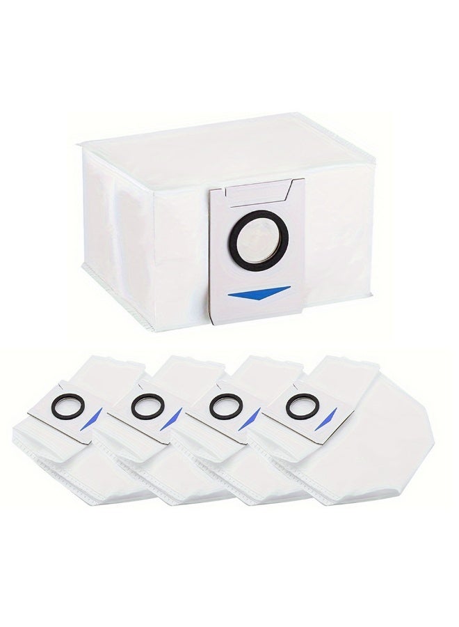 5Pack Dust Bags Compatible with ECOVACS DEEBOT X1 OMNI Turbo T10 T20 Omni T20/T20 Max/T20 Pro/X&T Series Robot Vacuum Cleaner - Disposable Replacement Vacuum Bags - Image 1