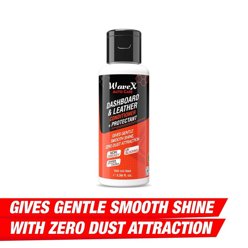 Wavex Car Cleaning Kit – Contains Car Polish, Dashboard Polish, Shampoo, Perfume, 2 Microfiber Towel and 2 Applicators - Image 2