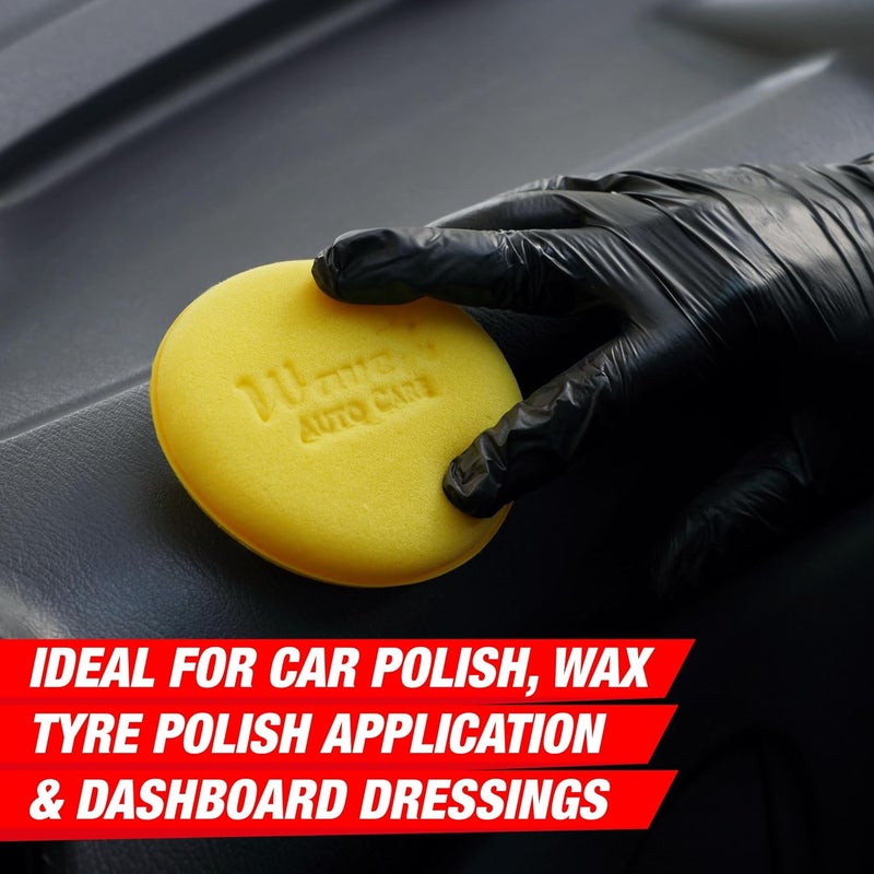 Wavex Car Cleaning Kit – Contains Car Polish, Dashboard Polish, Shampoo, Perfume, 2 Microfiber Towel and 2 Applicators - Image 5