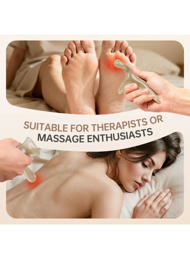 InfiniteRelax Manual Trigger Point Massage Tool and Thumb Saver for Full Body Deep Tissue Massage, 3Pcs Set - Image 3