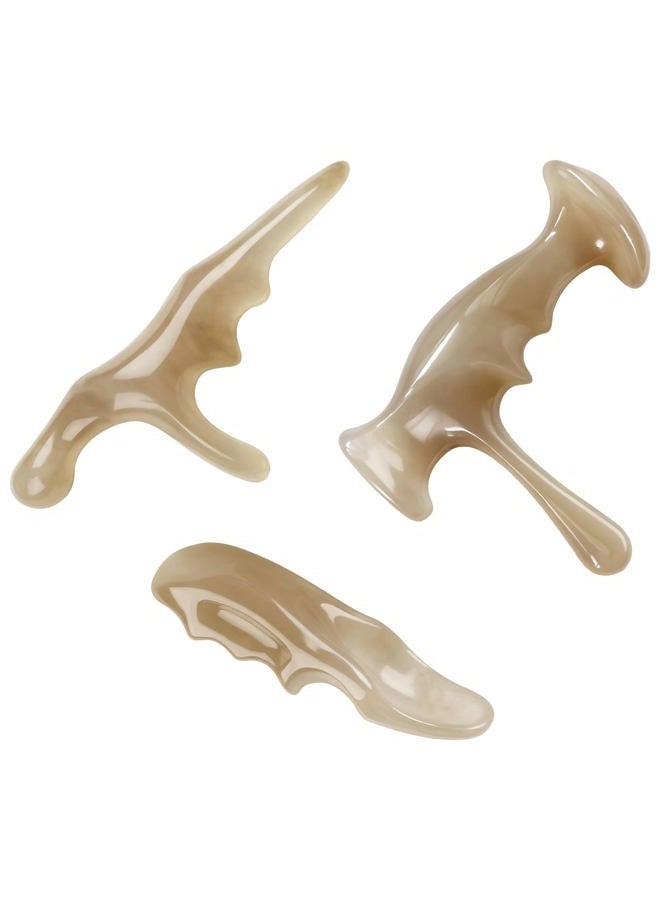 InfiniteRelax Manual Trigger Point Massage Tool and Thumb Saver for Full Body Deep Tissue Massage, 3Pcs Set - Image 1