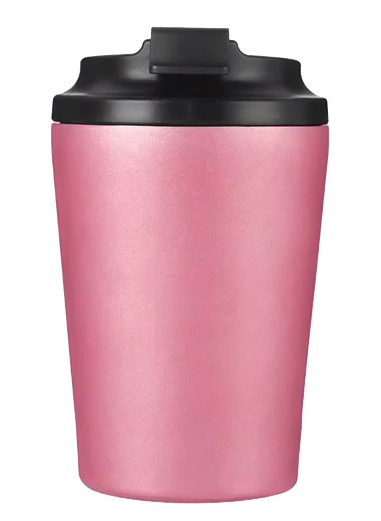 MIBRU 350mL Stainless Steel Coffee Cup, Leakproof Insulated Thermal Cup Car Coffee Cup Stainless Steel Vacuum Insulated Coffee Mug for Hiking, Camping & Traveling  - Image 1