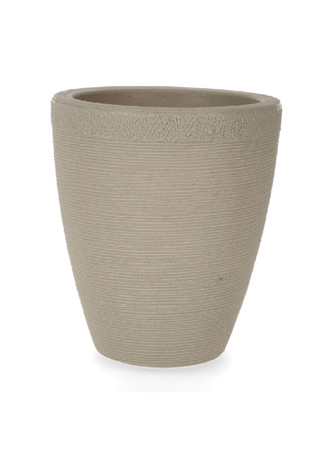 ستراتا وعاء زراعة دائري صغير عالي الجودة حجري 28 × 33 سم GN689-STN