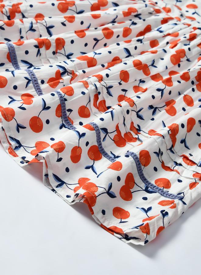 بيلا مودا فستان بطبعة الكرز - Image 4