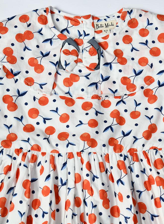 بيلا مودا فستان بطبعة الكرز - Image 3