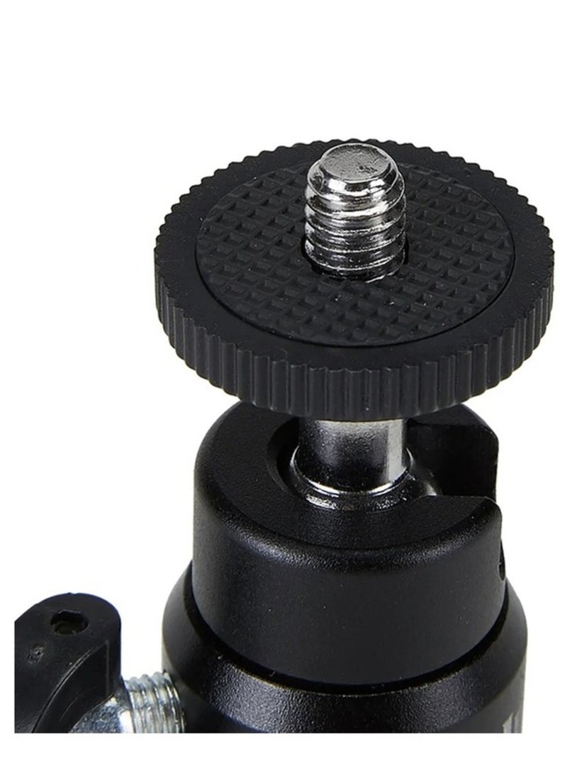 Jmary Bh-01 1/4" Konu 360 Derece Dönen Mini Bilyalı Kafa Kamera İçin - Image 3