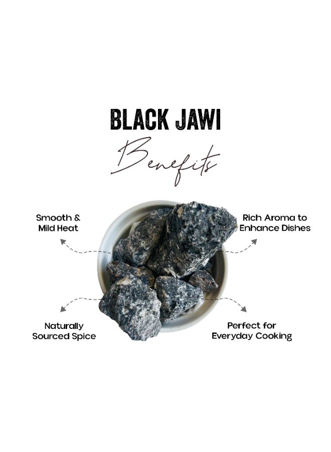 OGOC Black Jawi (Benzoin) Incense Resin Natural Aromatic for Home Fragrance and Spiritual Use - Image 2