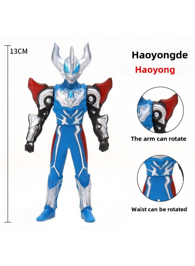 13CM Ultraman Soft Plastic Tiga Style Maltos Galaxy Zero Tiga Superman Children's Hot Toys Wholesale-Color:4. Haoyong Jide - Image 1