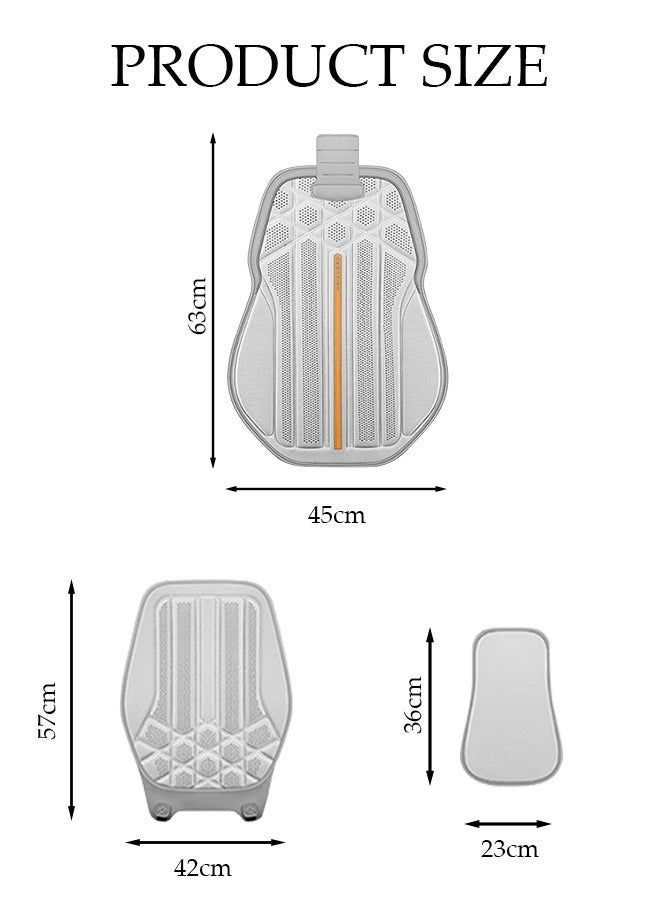 DUNISO 1PCS Car Seat Cover for Cars - Soft & Breathable Front Premium Covers with Non-Slip Protector Universal Fits Most Automotive, Vans, SUVs, Trucks - Image 4