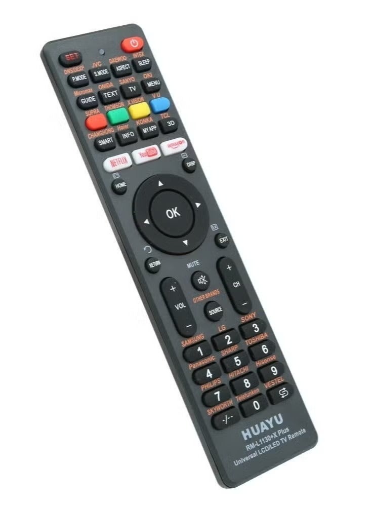 Huayu Universal TV Remote Control – Compatible with Samsung, LG, Sony, Philips, Panasonic, TCL, and More – Supports Netflix, YouTube, Amazon Apps - Image 1