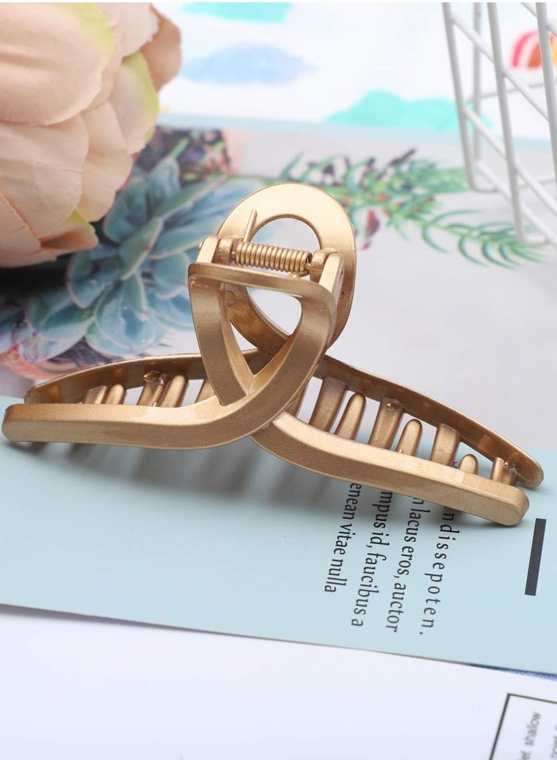KASTWAVE Claw Hair Jaw Clips Barrettes 3 Pcs No Slip Claw Clip Hair Clamp Grips for Women Girls Jaw Clips Clamp Barrettes - Image 5
