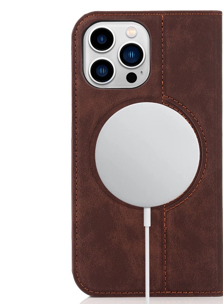 Suitable For IPhone Magnetic Attraction Flip Cover Protective Sleeve - Image 1