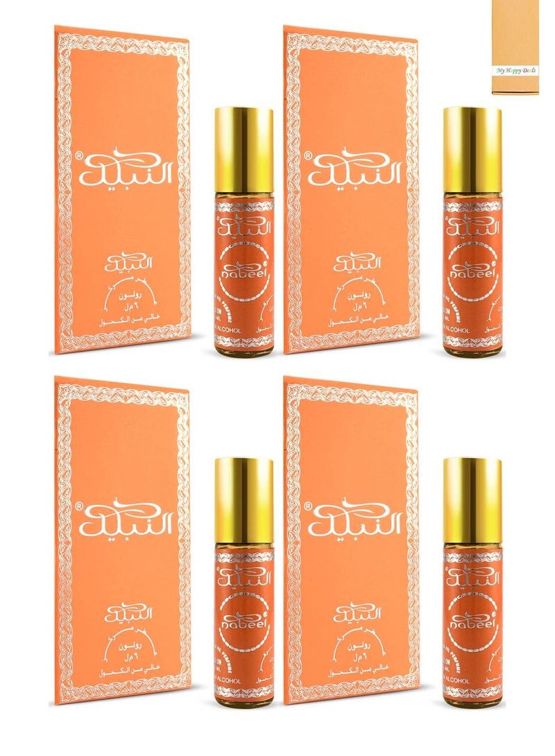 Nabeel 4 Pcs Nabeel Alcohol Free Roll On Oil Perfume 6ML - Image 1