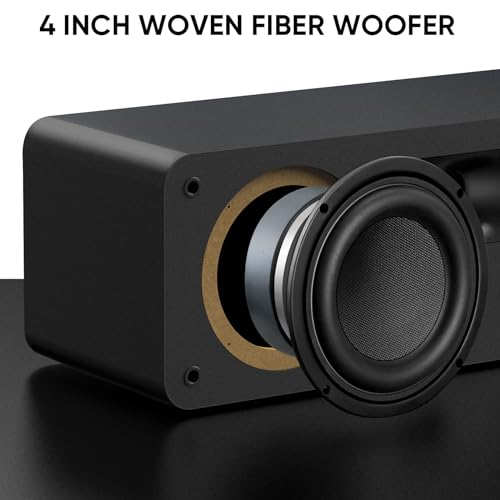 Saiyin Center Channel Speaker,Dual 4-Inch Woofers and Silk Tweeter, Crystal-Clear for Home Theater Dialogue,Passive, Wall Mountable, Single - Image 4