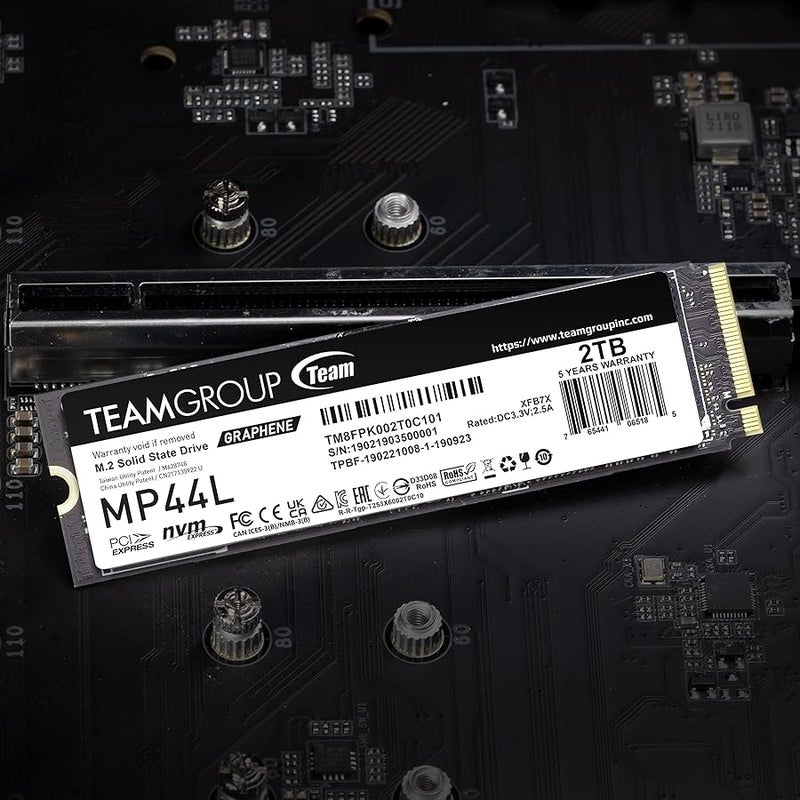 TeamGroup MP44L 500GB SLC Cache NVMe 1.4 PCIe Gen 4x4 M.2 2280 Laptop&Desktop SSD (R/W Speed up to 5,000/3,700MB/s) TM8FPK500G0C101 - Image 4