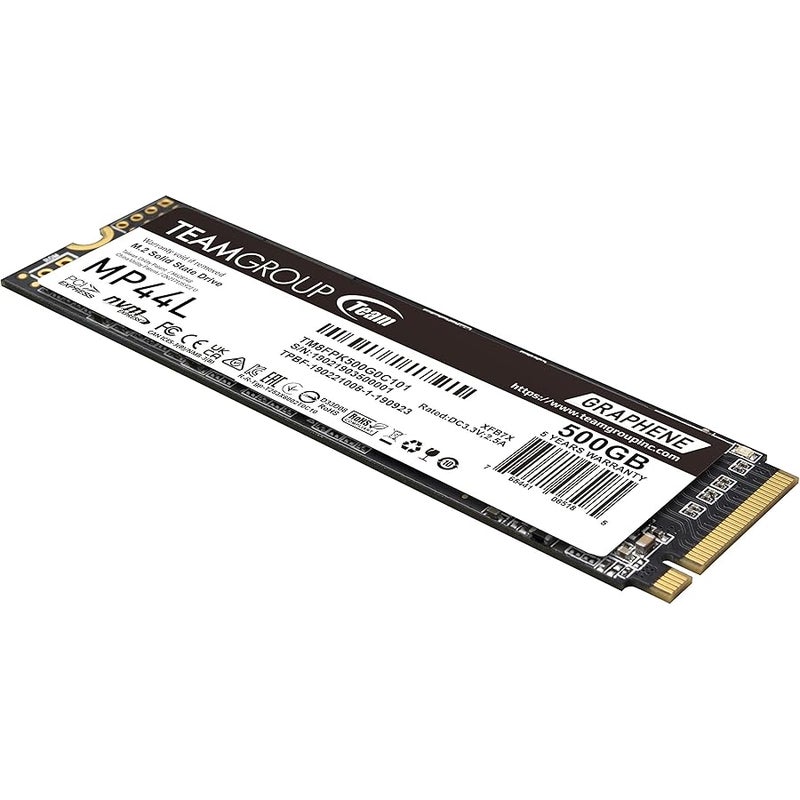 TeamGroup MP44L 500GB SLC Cache NVMe 1.4 PCIe Gen 4x4 M.2 2280 Laptop&Desktop SSD (R/W Speed up to 5,000/3,700MB/s) TM8FPK500G0C101 - Image 2