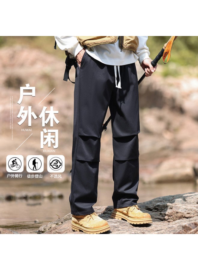 Baleno american Paratrooper Cargo Pants For Men - Outdoor Hiking Functional Wide-leg Casual Trousers - Image 2