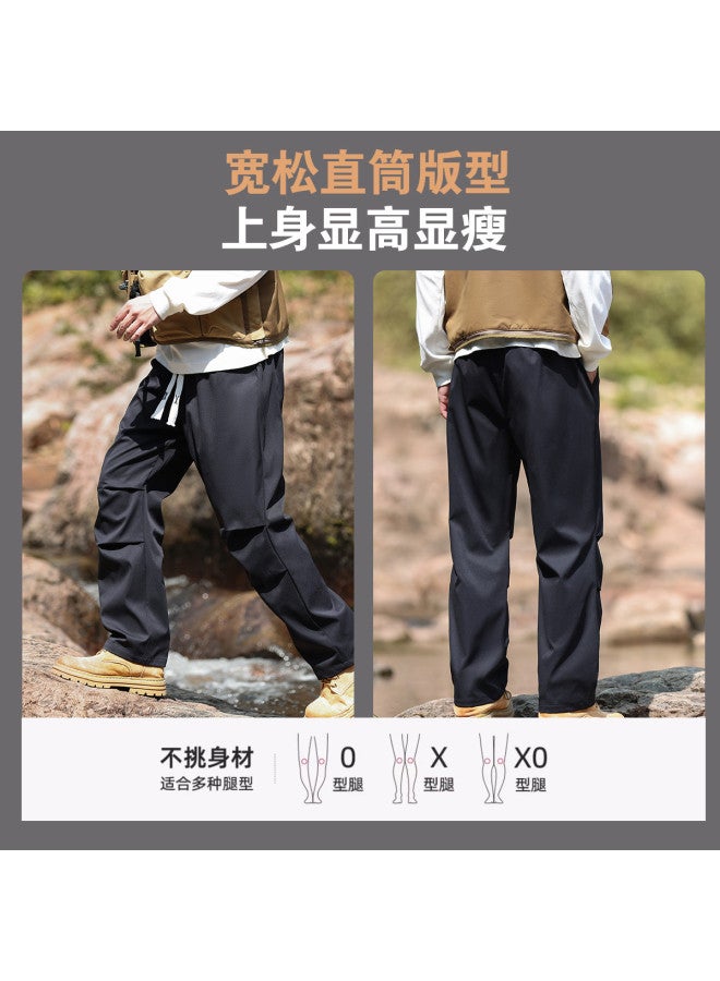 Baleno american Paratrooper Cargo Pants For Men - Outdoor Hiking Functional Wide-leg Casual Trousers - Image 4