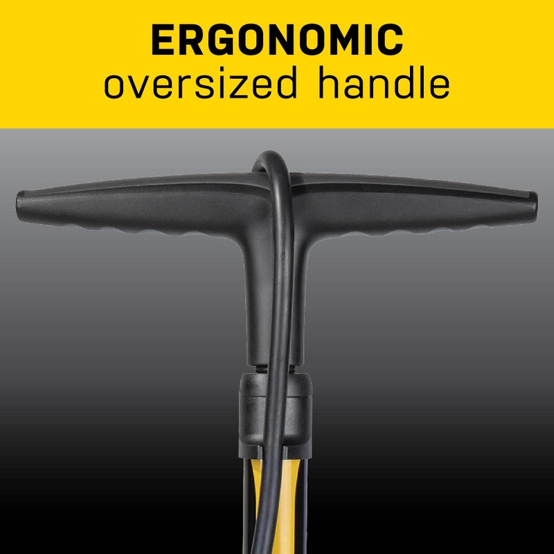 Topeak Joe Blow Sport III High Pressure Floor Pump,Yellow - Image 2