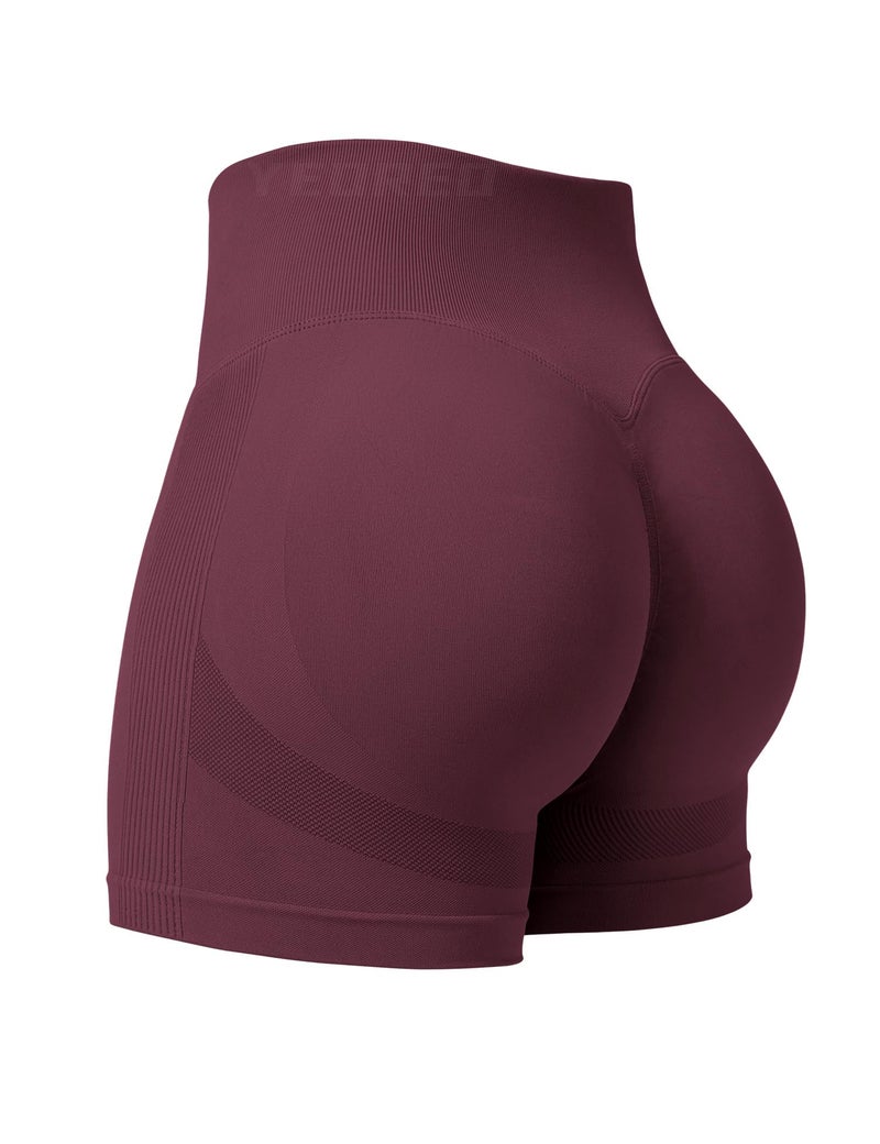 YEOREO Professional Women Workout Shorts 3.6" Scrunch Shorts Seamless High Waisted Contour Gym Yoga Biker Shorts - Image 1