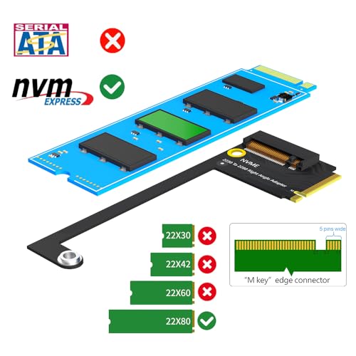 Mustpoint SSD Hard Drive Expansion Board NVME M-Key M.2 PCIE 4.0 Adapter for Rog Ally Handheld Conversion 2230 to 2280 - Image 3