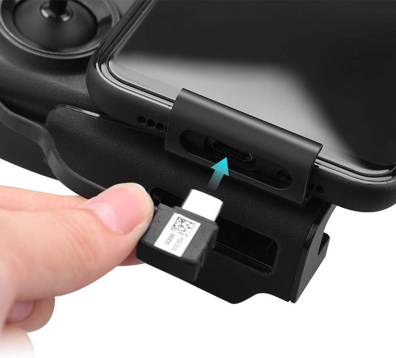 HeiyRC حامل هاتف بسماكة 0.31-0.47 بوصة (8-12 مم) لجهاز DJI Mavic Mini Se Mavic Pro 2 Zoom Air Spark للتحكم عن بعد، ملحق مشبك هاتف - Image 4