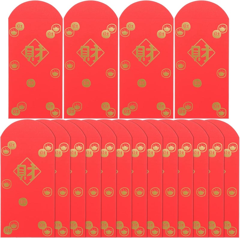 Red Chinese Envelopes 10pcs Creative Money Pouches for Weddings Year Celebrations - Image 1