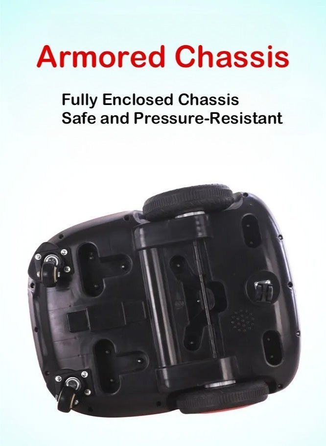 فيزما سكوتر كهربائي للاطفال متعدد الوظائف, رباعي العجلات سكوتر للصغار كهربائي مع دفع ثنائي العجلات, الموسيقى والضوء, UK قابس, سكوتر كهربائي للأطفال من 3 إلى 7 سنوات، الأولاد والبنات - Image 5