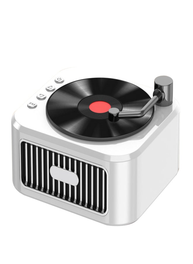 Portable Wireless Speaker Vintage CD Record Style BT5.3 Technology Speakers Stereo Scene HiFi Sound AUX USB Flash Drive TF Card 10H Long Playtime Portable - Image 1