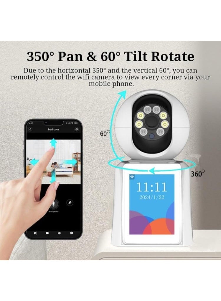 كاميرا مراقبة أطفال واي فاي بدقة 1080P مع شاشة 2.8 - Image 4