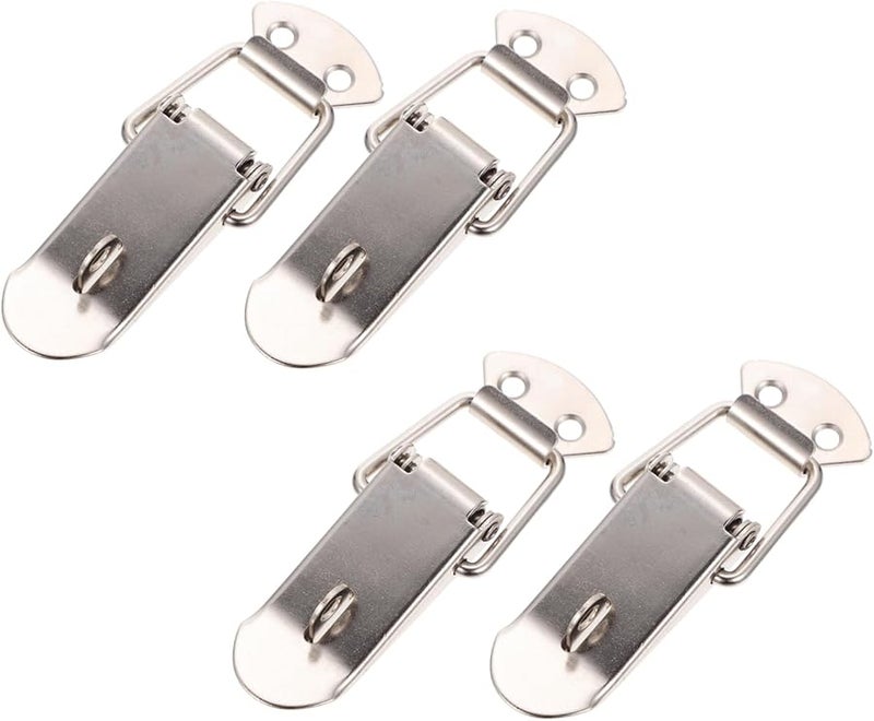 Antique Metal Box Buckle Locks 4pcs Set Strong DIY Wooden Case Latch Clasps - Image 2