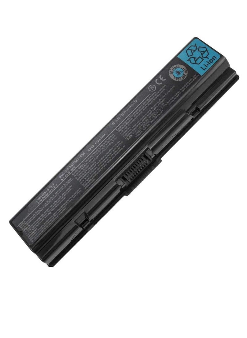 بطارية 10.8 فولت 4400 مللي أمبير PA3534U-1BRS PA3534U-1BAS متوافقة مع أجهزة Toshiba. Satellite A300 A305 M200 M205 PA3535U-1BAS PA3535U-1BRS - Image 1