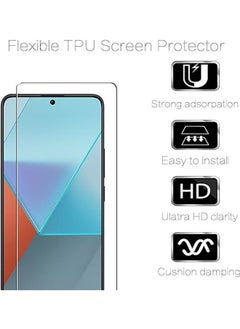 جنرال حامي شاشة وكاميرا لهاتف شاومي Redmi Note 13 Pro/Poco X6 5G، يتضمن حزمة تحتوي على حامي شاشة من الزجاج المقسى 9H بتقنية Ultra HD ومقاوم للخدش، بالإضافة إلى حاميين للكاميرا.  - Image 2