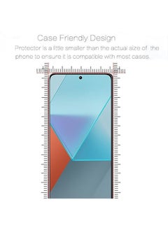 جنرال حامي شاشة وكاميرا لهاتف شاومي Redmi Note 13 Pro/Poco X6 5G، يتضمن حزمة تحتوي على حامي شاشة من الزجاج المقسى 9H بتقنية Ultra HD ومقاوم للخدش، بالإضافة إلى حاميين للكاميرا.  - Image 5