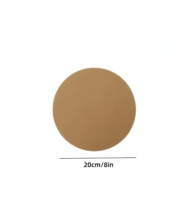 Round Natural Color 7.09 Inch 48pcs Disposable Baking Paper for Air Fryer Grilling - Image 4