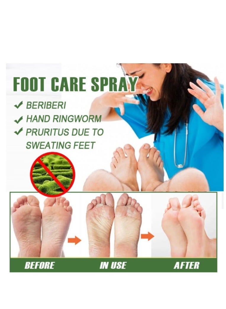 ERAYCEE Foot Deodorant Spray 30ml Foot Care Spray, Foot Odor Neutralizer, Foot Care and Hygiene, Relieves Itching, Eliminates Foot Odor, Refreshes And Invigorates, Long-Lasting Protection - Image 5