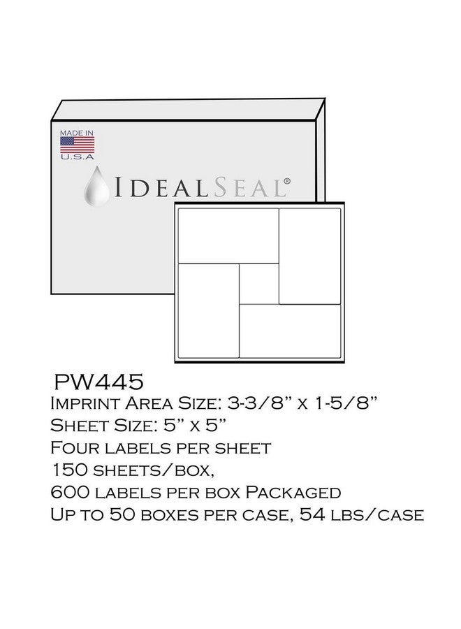 IDEALSEAL Pinwheel Postage Meter Tapes~Made In Usa~ (Approved) Works In Pb Hasler Neopost And Francotyp Postalia. 600 Tapes In A Easy Feed Box - Image 5