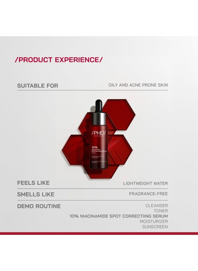 PHD 10% Niacinamide Spot Correcting Serum 30ml - Image 4