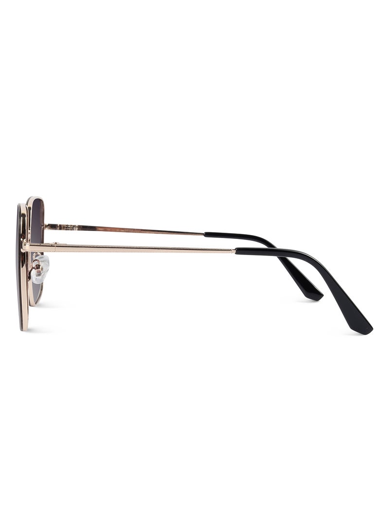 Woggles Latest & Stylish UV Protected Ray Black Square Sunglasses for Men & Women  - Image 5