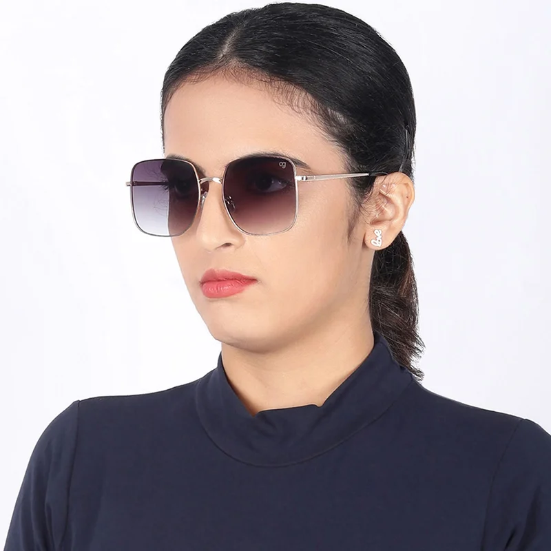 Woggles Latest &amp; Stylish UV Protected Ray Black Square Sunglasses for Men &amp; Women